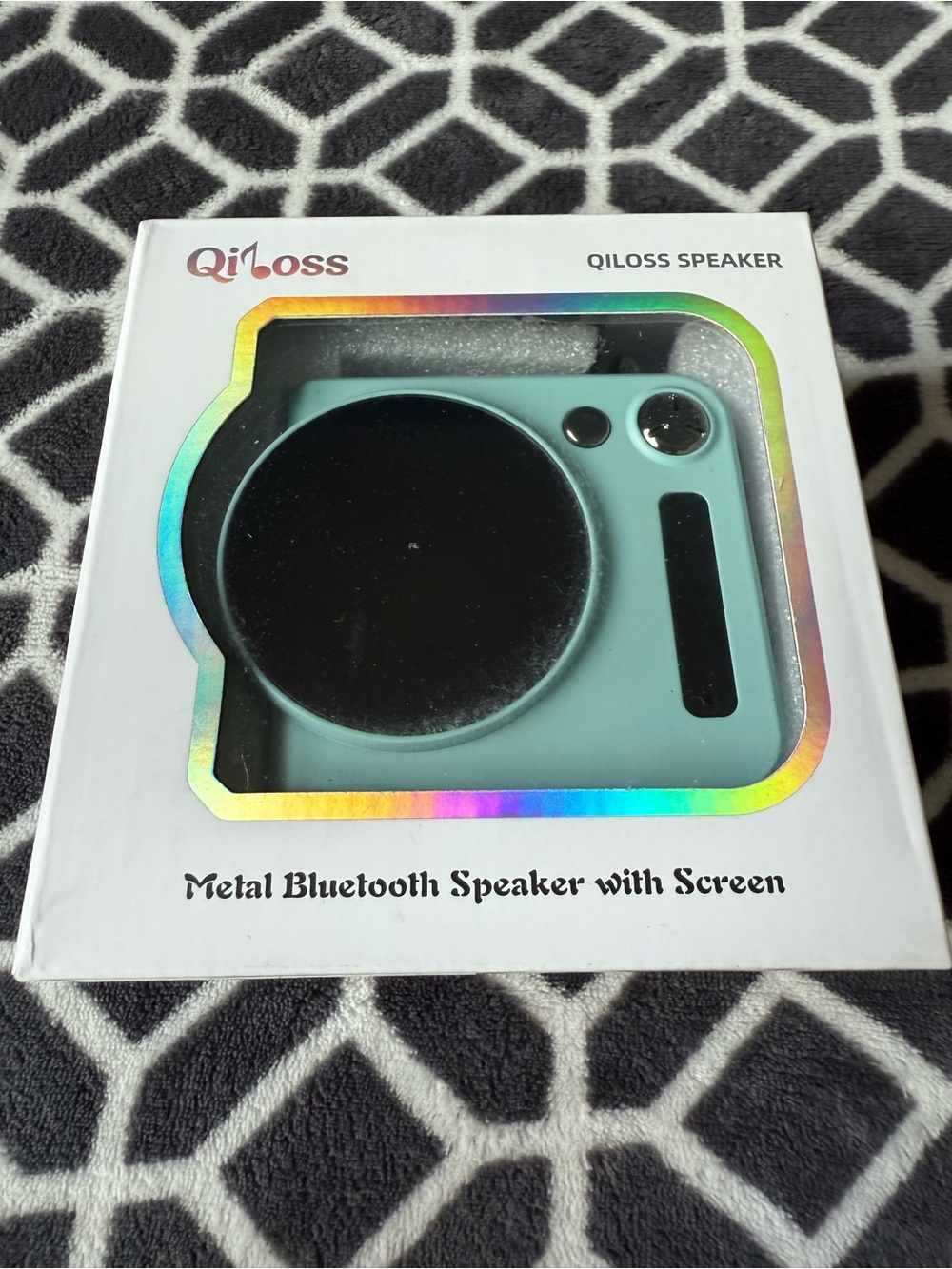 Boss Portable Bluetooth Speaker in Mint Blue